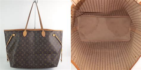 inside of lv neverfull|louis vuitton inside lining.